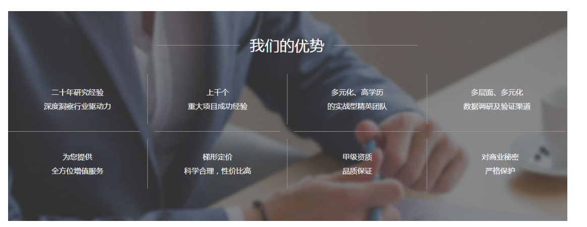 我们的优势
